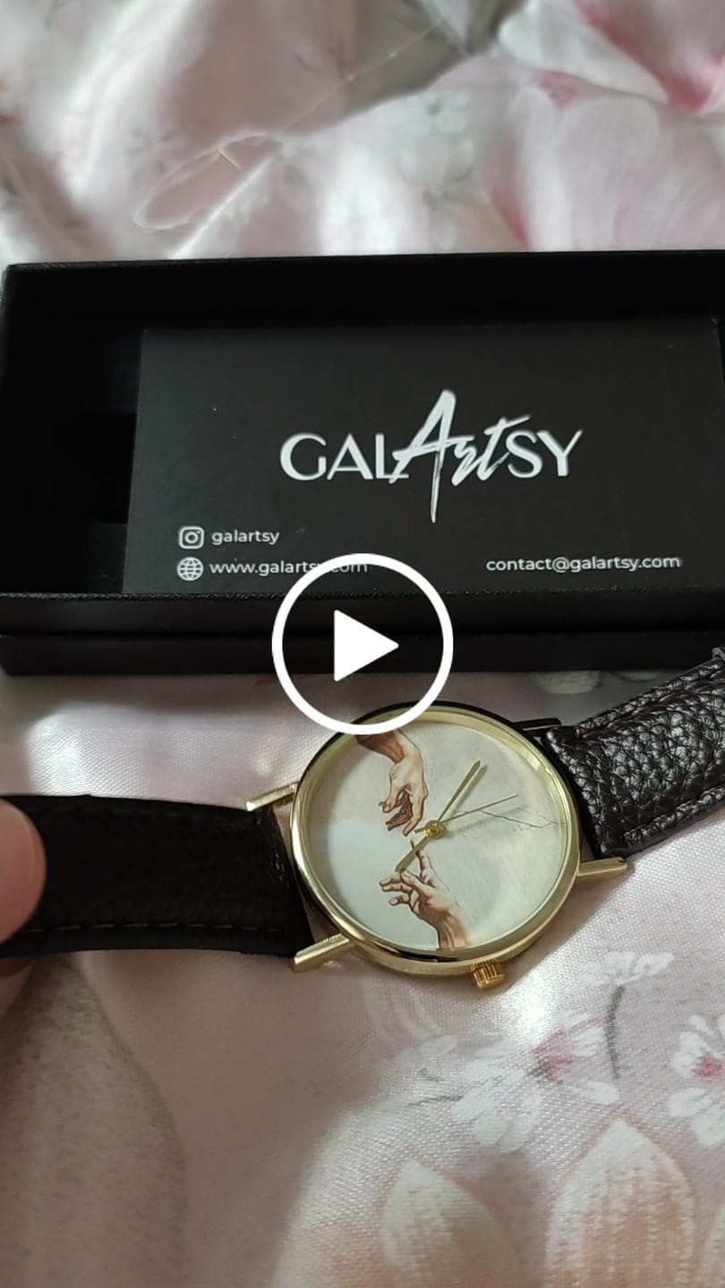 Customer video review of Michelangelo The creation of Adam Watch