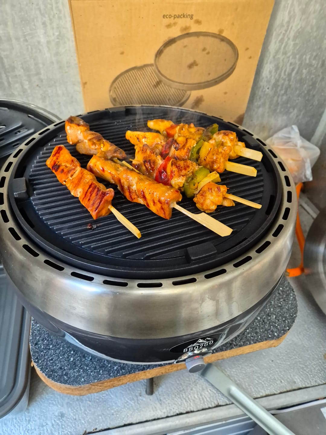 Customer photo review of Cocos briquettes for BBQ2GO