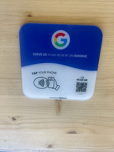 Customer photo review of Google Reviews - Plate