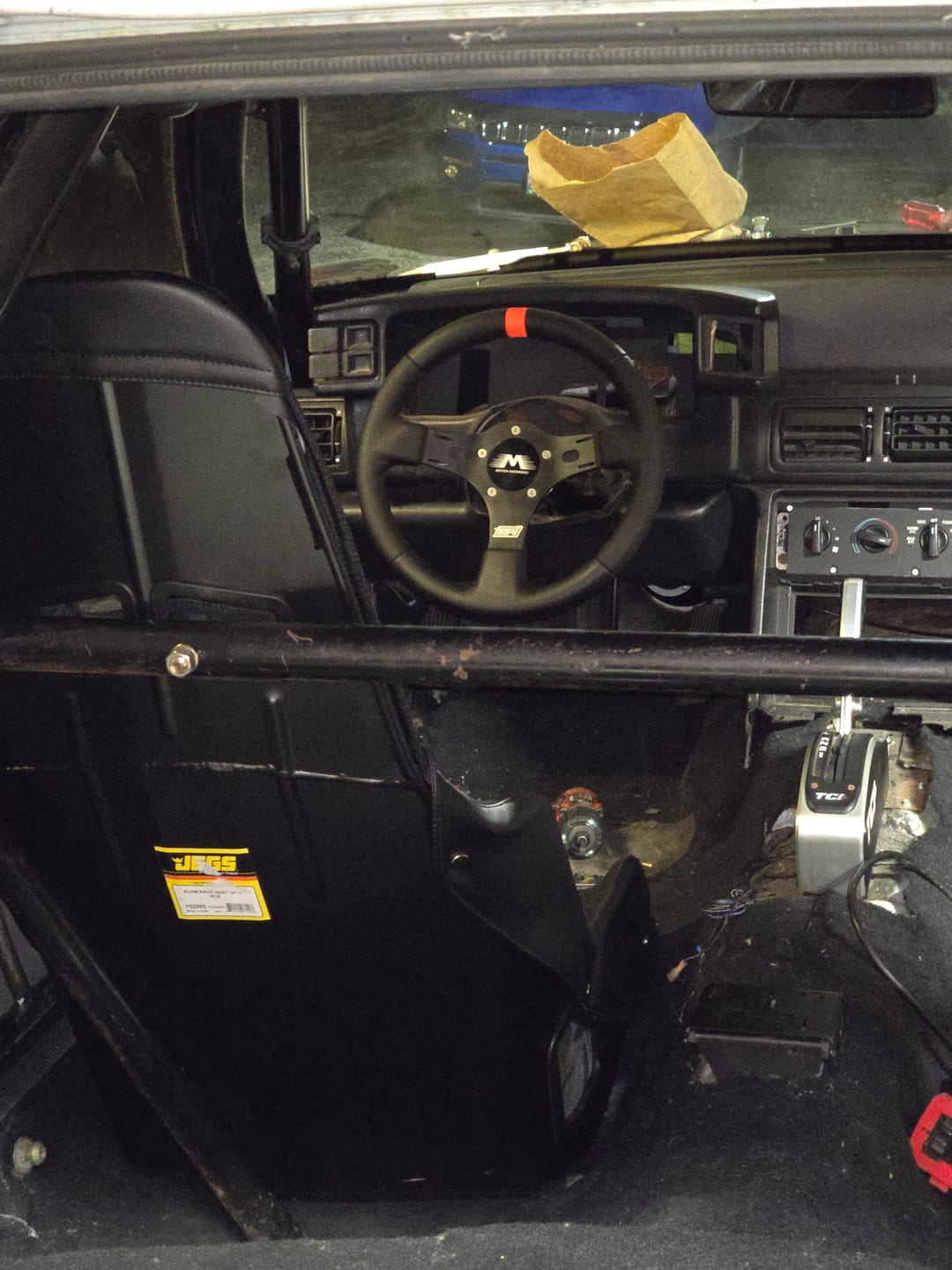 Customer photo review of Motion Raceworks 79-93 Ford Fox Body Mustang Chromoly Lightweight Steering Column 15-100