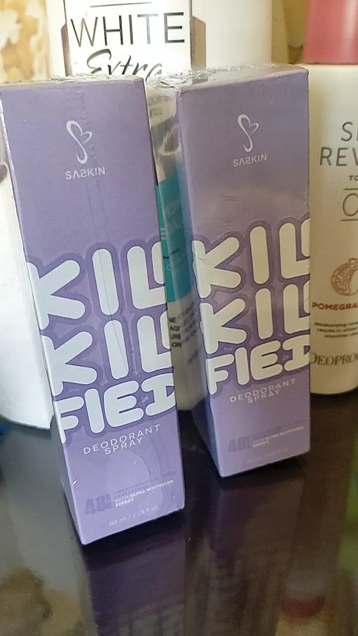 Customer photo review of KILI-KILI FIED Deodorant Spray By Sachzna