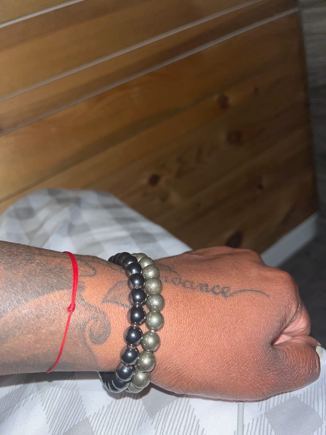 Customer photo review of Pyrite Bracelet
