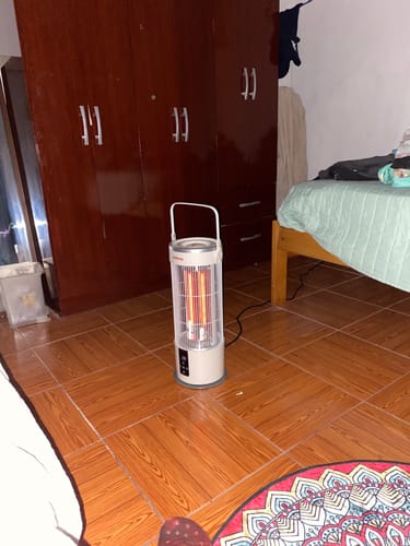 Customer photo review of Estufa Eléctrica Infrarroja Kaltemp S IR STONE BLANCO 800W