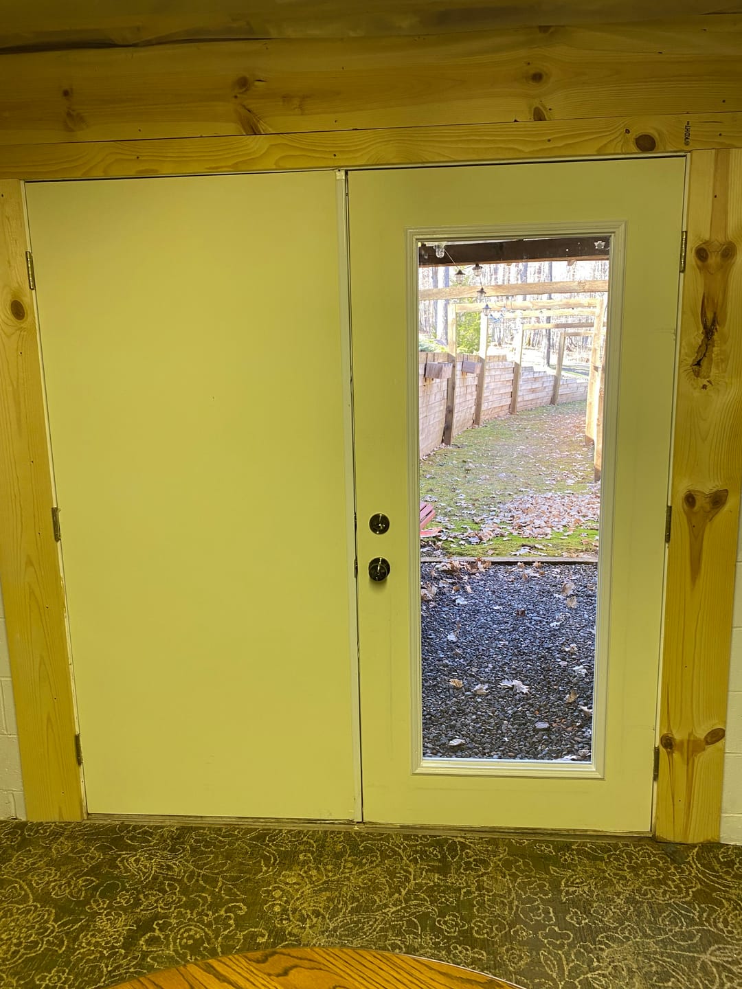 Customer photo review of ODL Clear Door Glass - 24" x 66" Frame Kit