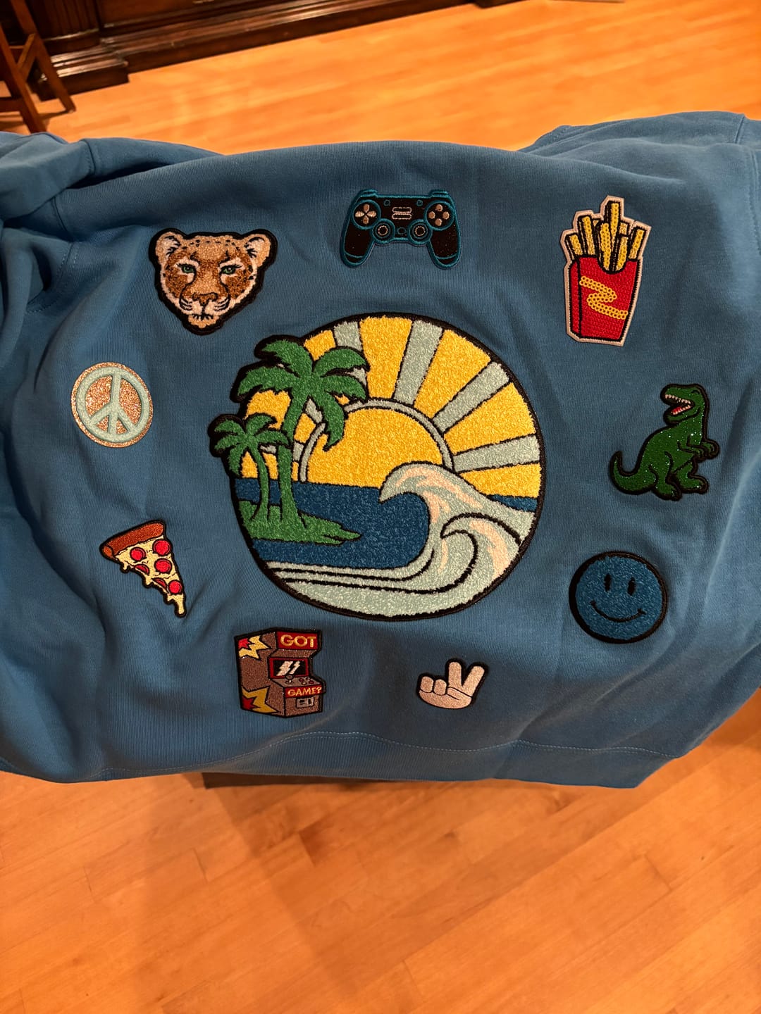 Customer photo review of Kids Zip Hoodie
