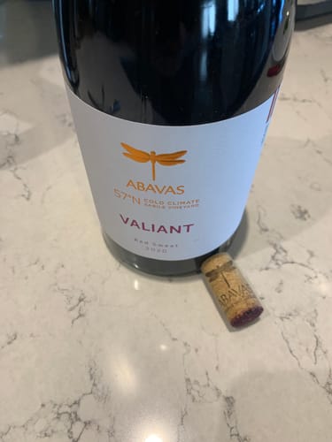 Customer photo review of Vīnogu sarkanvīns VALIANT, Vintage 2020, salds sarkanvīns