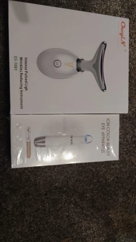 Customer photo review of Appareil EMS - Rajeunissement Facial et du Cou