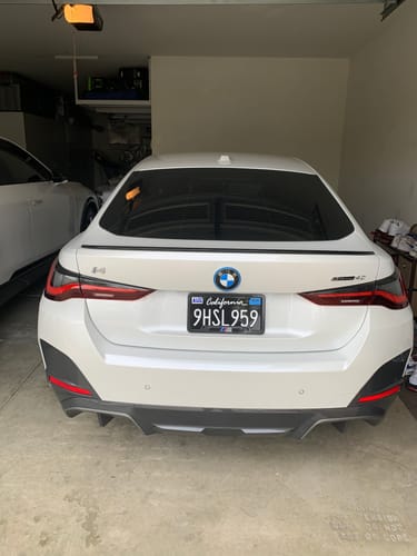 Customer photo review of 2011-2022 CALIFORNIA LICENSE PLATE DMV.CA.GOV - BLACK WITH WHITE TEXT 6"x12" (156.5mm x 305mm)