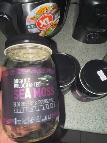 Customer photo review of Elderberry and Soursop Infused Sea Moss Gel