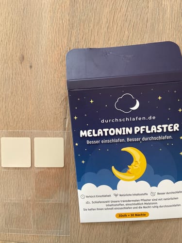 Customer photo review of Melatonin Pflaster