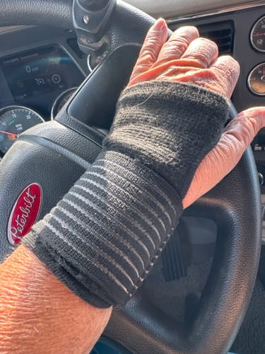 Customer photo review of Motorcycle Wrist Support - Ride Without Wrist Pain