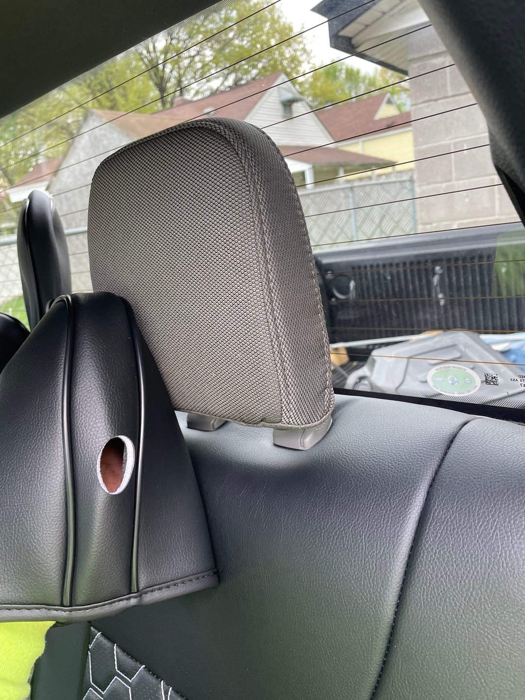 Customer photo review of 2015-20 Ford F-150 / F-250 Premium Custom Leather Seat Covers