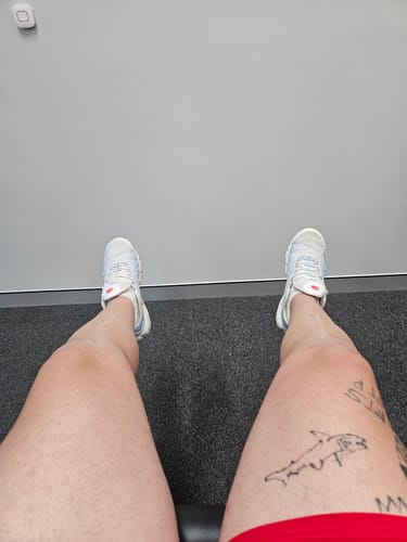 Customer photo review of Quads of the Gods - Lift Shorts - Red