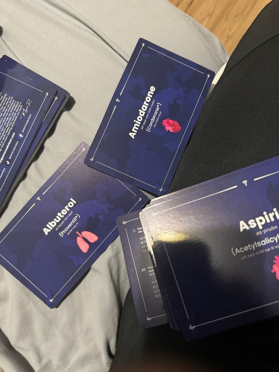 Customer photo review of Paramedic Pharmacology Cards