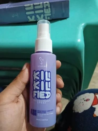 Customer photo review of KILI-KILI FIED Deodorant Spray By Sachzna