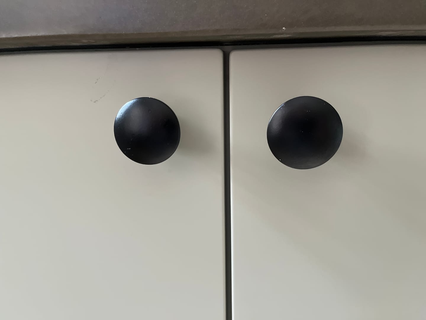 Customer photo review of Classic Cast Iron Cupboard Handles | Black