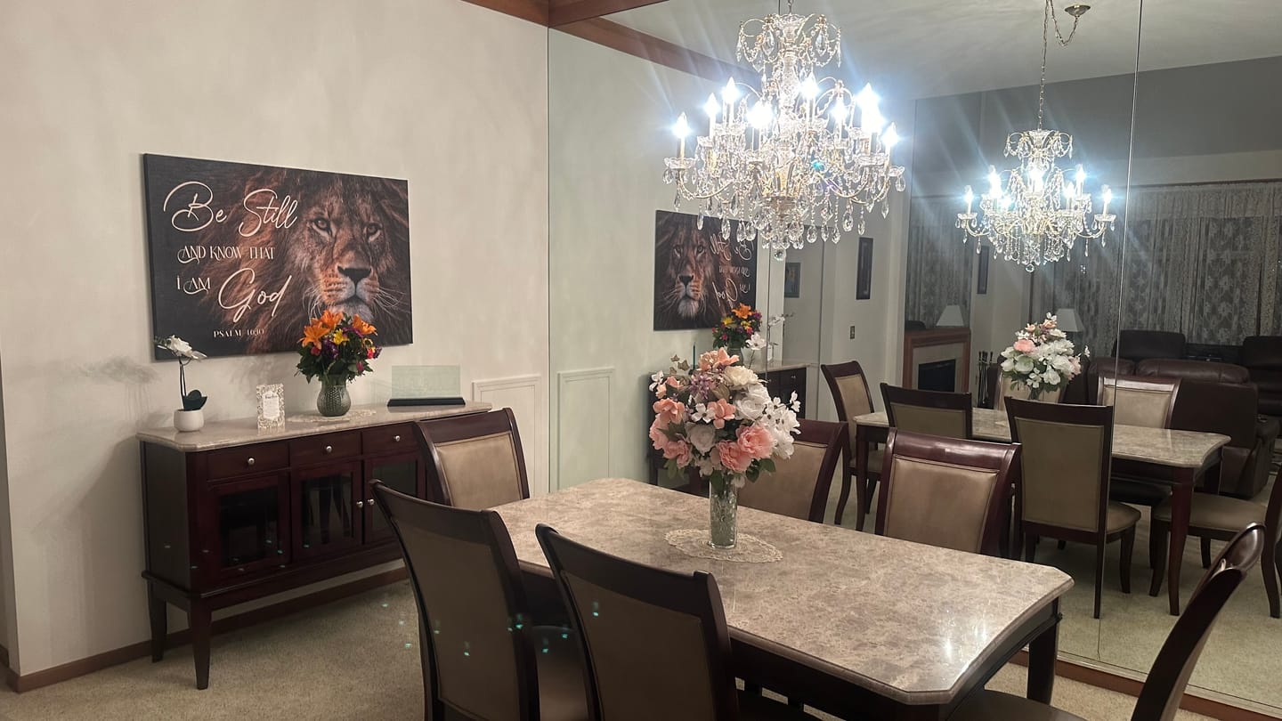 Customer photo review of Lion Of Judah, Be Still And Know That I Am God Wall Art Canvas