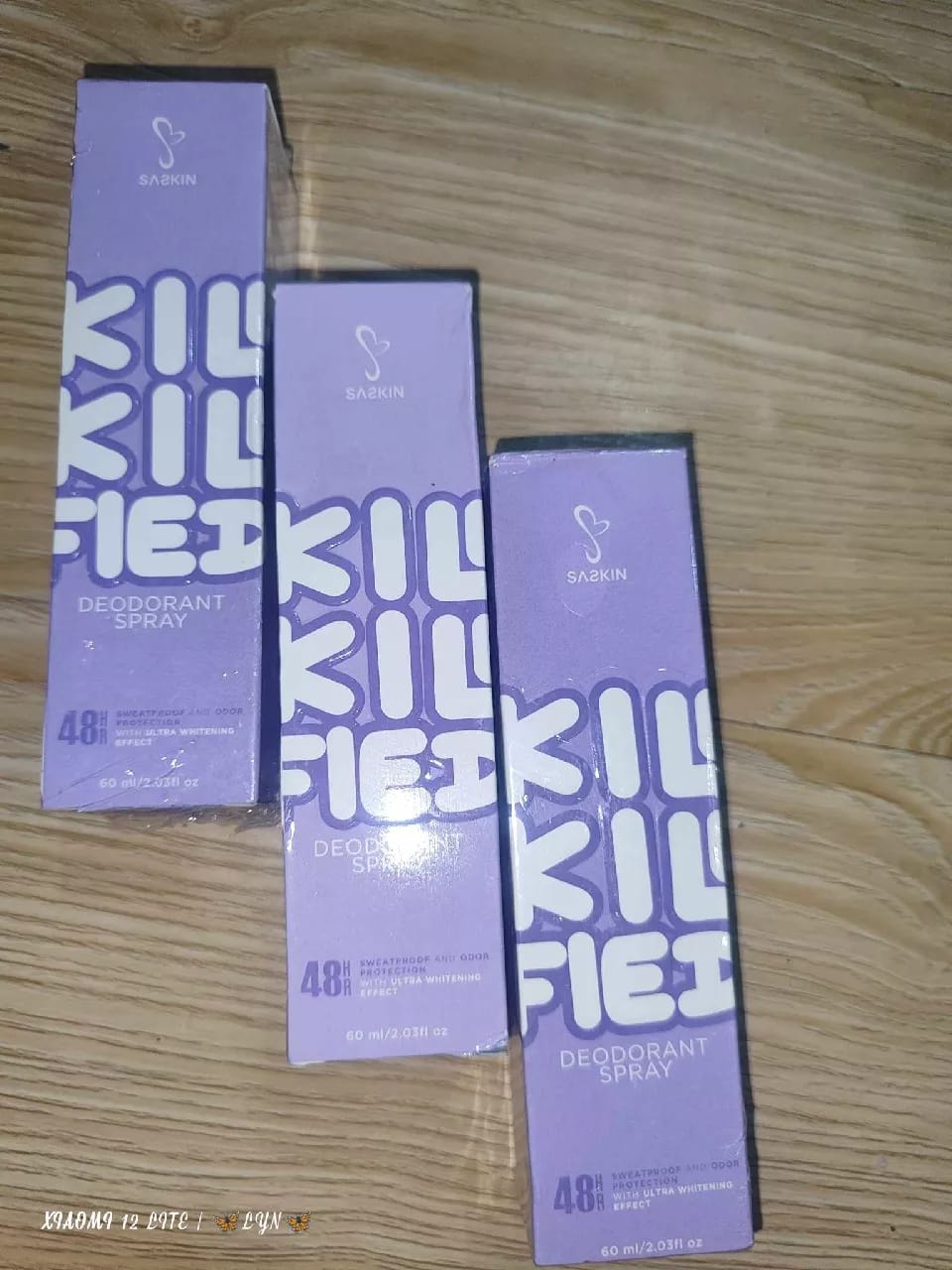 Customer photo review of KILI-KILI FIED Deodorant Spray By Sachzna