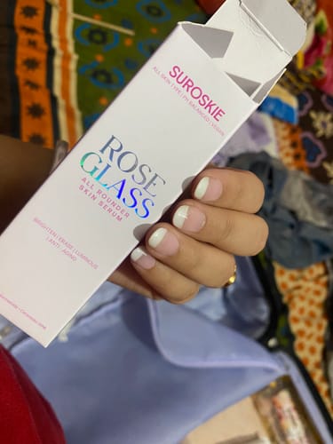 Customer photo review of Rose Cleanser | Rose Glass Serum