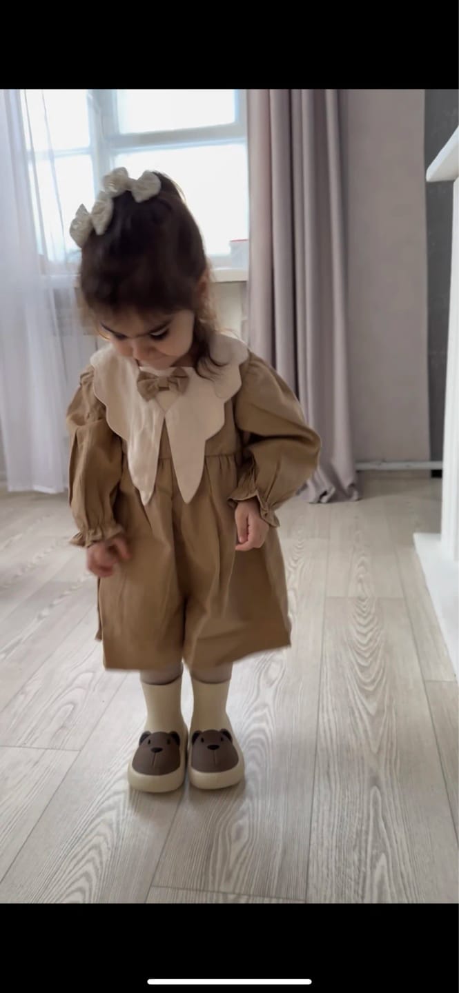 Customer photo review of Charlie Collar Bow Tie Dress