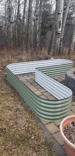 Customer photo review of 17” Tall L-Shape