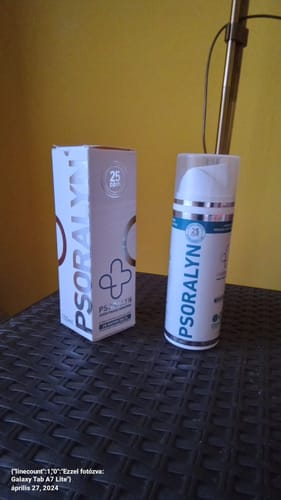 Customer photo review of Psoralyn - pikkelysömör elleni krém