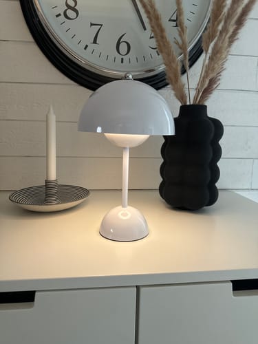 Customer photo review of Bordslampa - Svamplampa Flowerbud - Batteridriven 5000 mAH