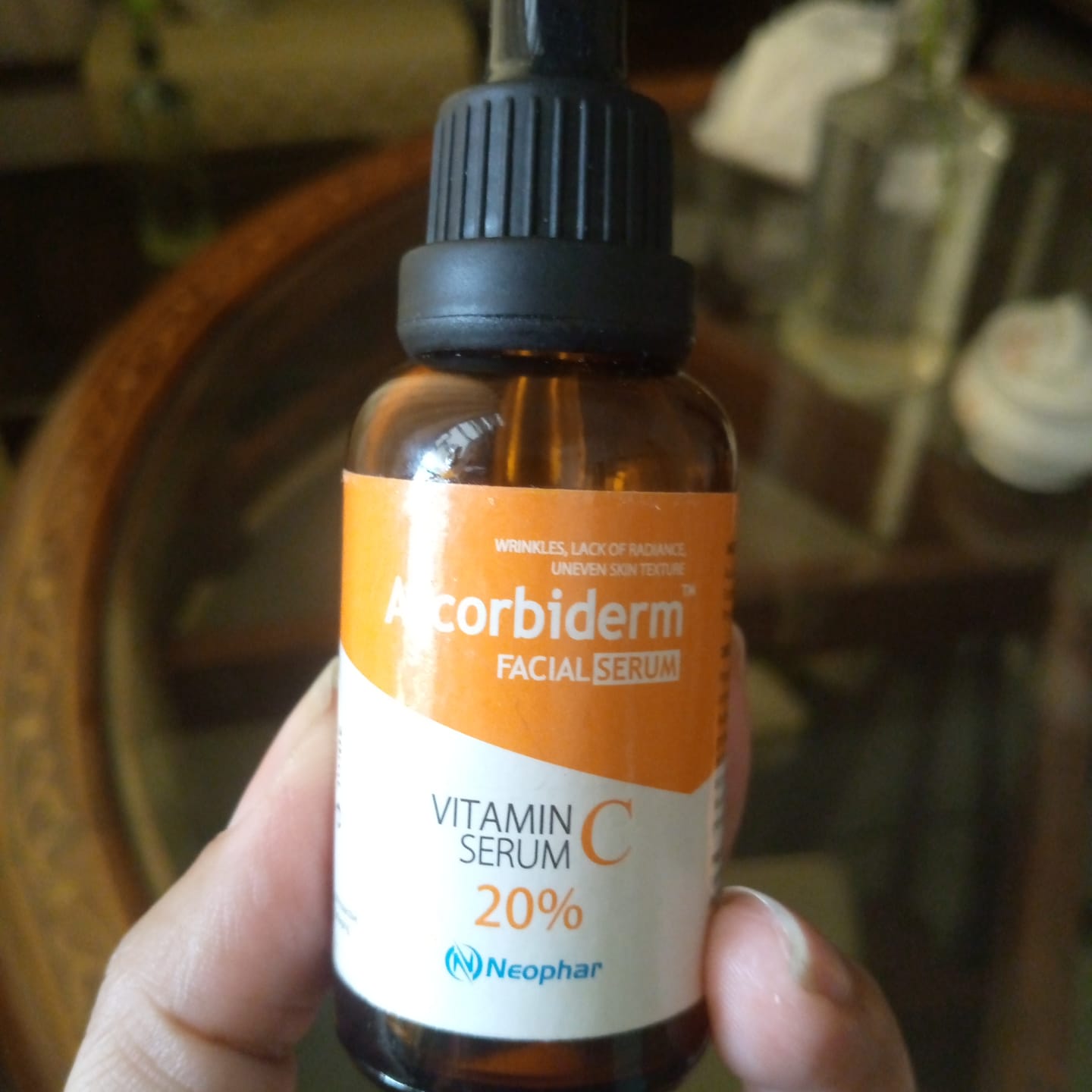 Customer photo review of Ascorbiderm Vitamin C Facial Serum 20%