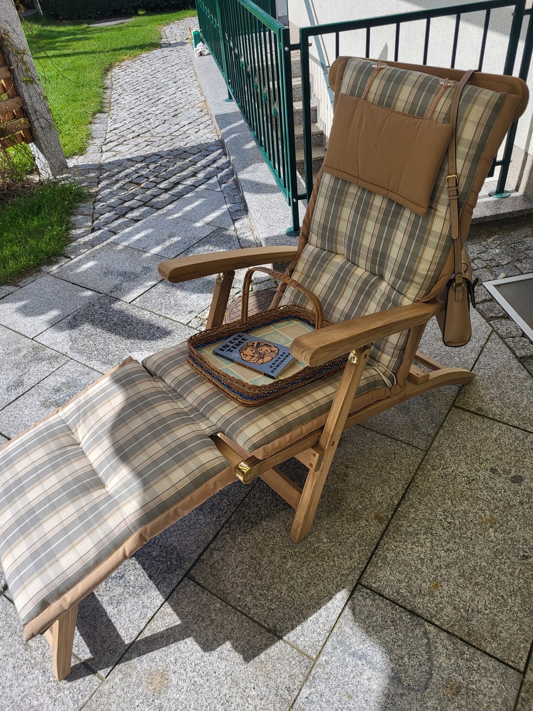 Customer photo review of Teak Deckchair Dominica
