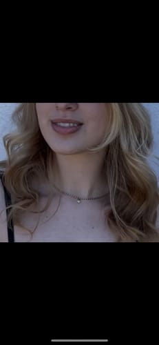 Customer photo review of Merveilles Necklace - Gold