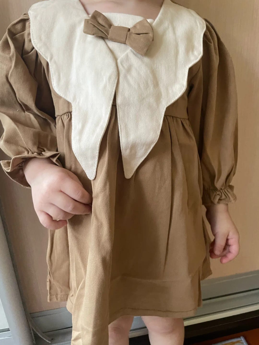 Customer photo review of Charlie Collar Bow Tie Dress