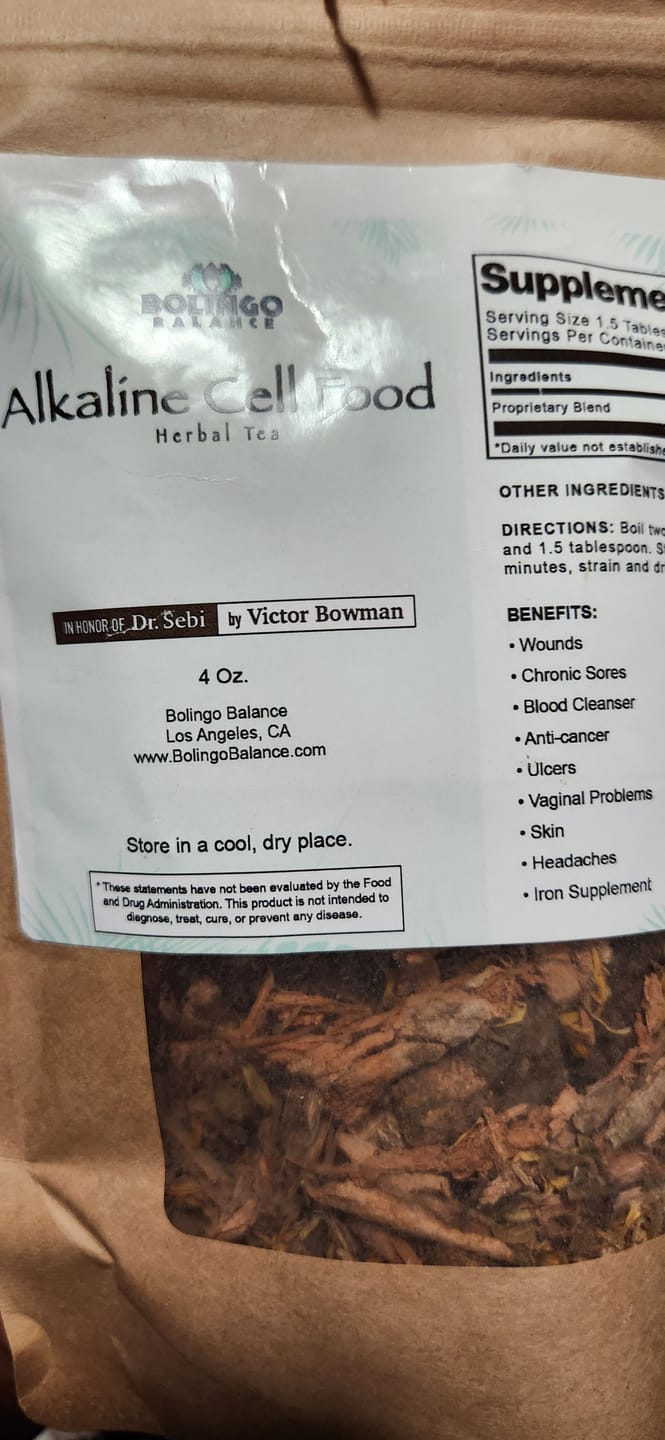 Customer photo review of ALKALINE CELL FOOD