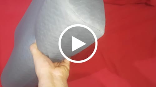 Customer video review of Soft Curved Latex Pillow