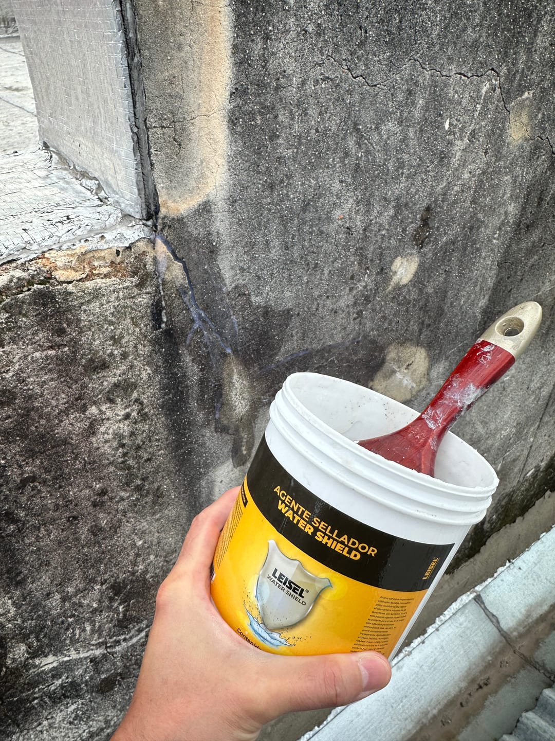 Customer photo review of Agente Sellador Water Shield Marca Leisel 1 Litro