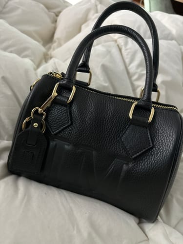 Customer photo review of Borsa Bauletto Eloise in vera pelle (Personalizzabile)