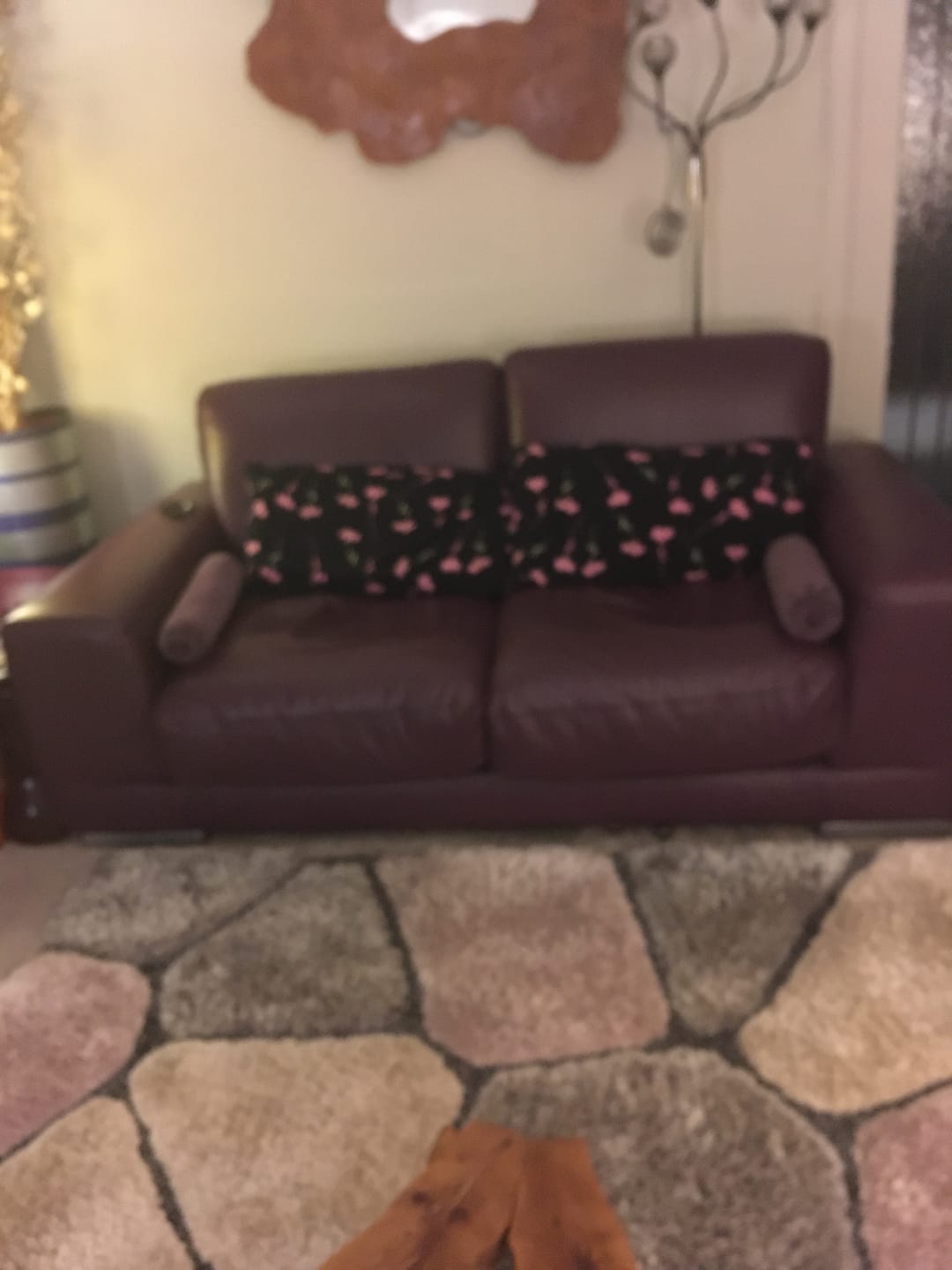 Customer photo review of Falling Flowers Viscose Challis Fabric