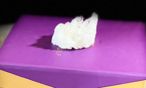 Customer photo review of White Angel Aura Quartz Crystal