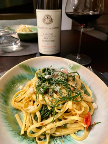 Customer photo review of Coral Verde - Pastaschale grün-weiss reaktiv