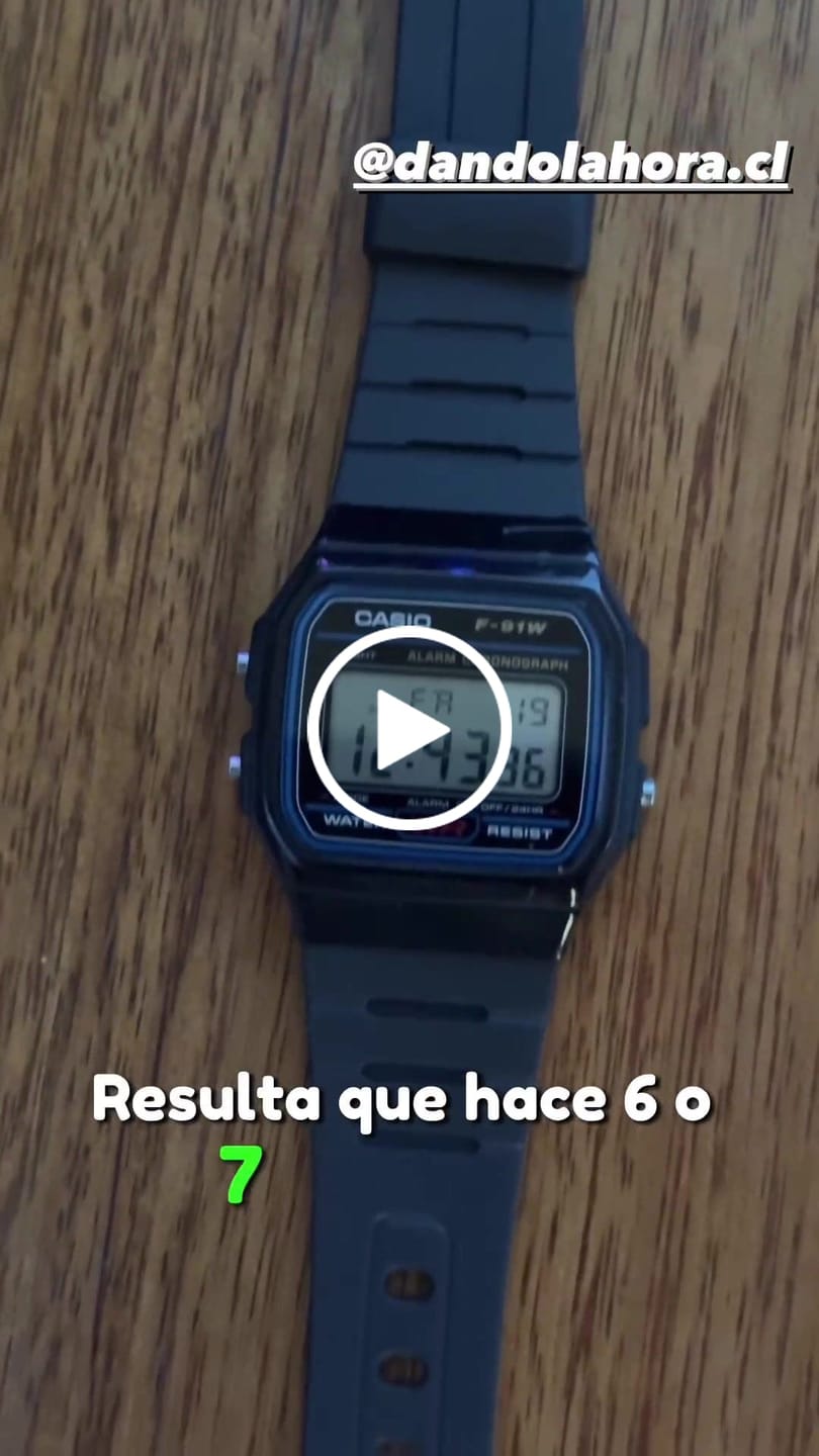 Customer video review of Correa De Repuesto Casio Bands 71604002 (F-91W, F-105W, etc.)