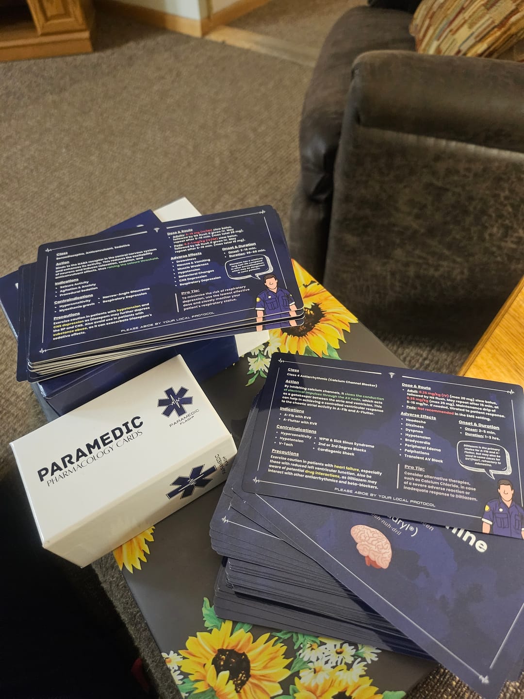 Customer photo review of Paramedic Pharmacology Cards