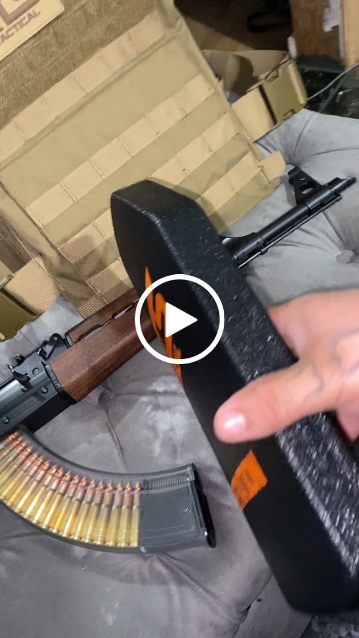 Customer video review of RTS Ceramic NIJ 0101.06 Level IV Rifle Protection 10X12 Plate Insert