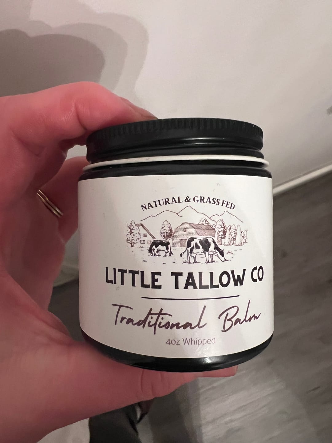 Customer photo review of Traditional Whipped Tallow Balm - 4oz Glass Jar