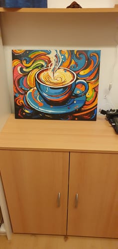 Customer photo review of Pop Art Caffeine