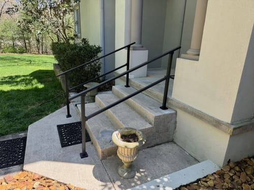 Customer photo review of Stair Handrail Kit