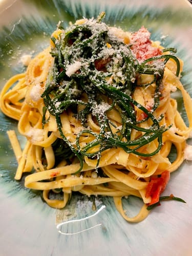 Customer photo review of Coral Verde - Pastaschale grün-weiss reaktiv