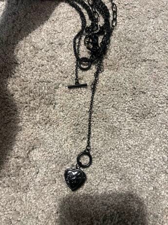 Customer photo review of Triple Chain Necklace