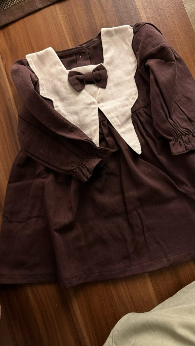 Customer photo review of Charlie Collar Bow Tie Dress