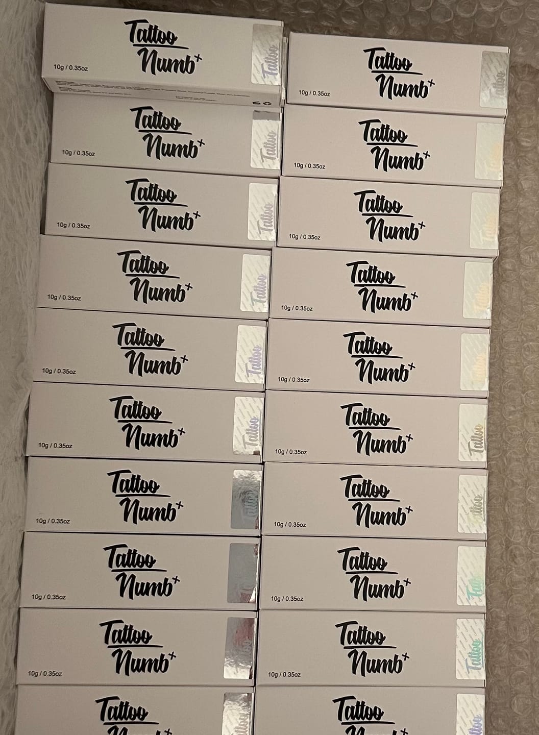 Customer photo review of TattooNumbx Numbing Cream (Multipack)