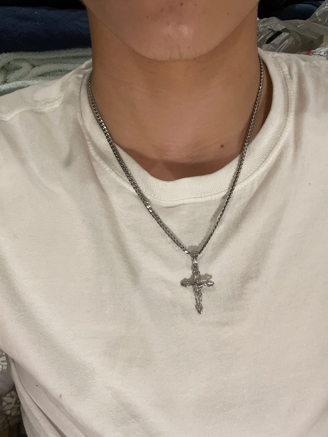 Customer photo review of CRUCIFIX CROSS PENDANT