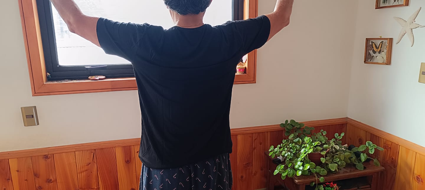 Customer photo review of Polera de Bambú Ultra Suave Back in Time